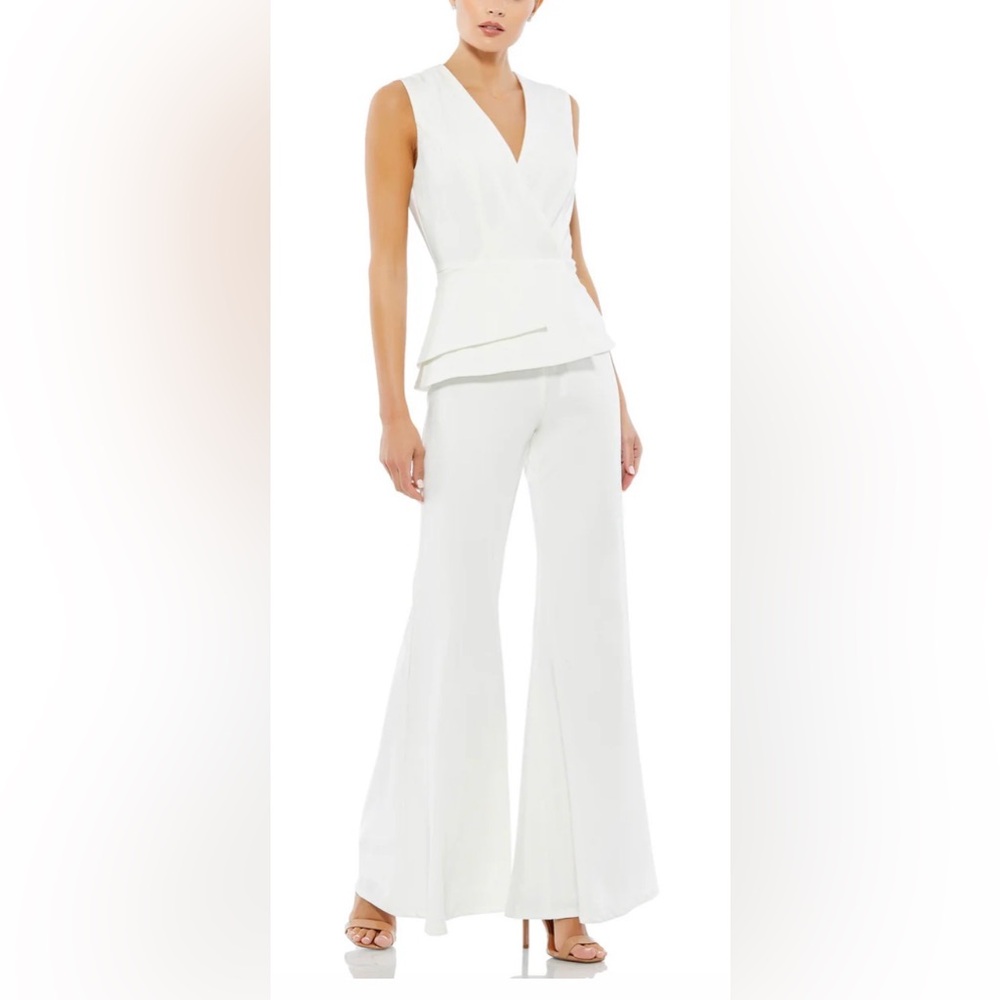 Elegant White Women's Jumpsuit